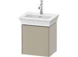 Duravit White Tulip Waschtisch-Unterschrank WT4240L6060 38,4 x 29,8 cm, Taupe Seidenmatt, wandhängend, 1 Türe, links