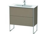 Duravit XSquare Waschtisch-Unterschrank XS445507575 81x59,2x38,8cm, 2 Auszüge, Leinen