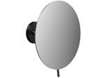 Emco Round Klebe-Wandspiegel 109413338 Ø 200 mm, rund, 3-fach, schwarz
