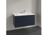 Villeroy und Boch Antao Waschtisch-Unterschrank K05000HG 98,8x50,4x49,6cm, ohne Frontstruktur, midnight blue matt lacquer