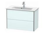 Duravit XSquare Waschtisch-Unterschrank XS416600909 81x56x38,8cm, 2 Schubkästen, Lichtblau matt