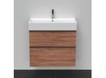 Duravit D-Neo Waschtisch-Unterschrank DE437307979 78,4 x 44,2 cm, Nussbaum Natur, wandhängend, 1 Schubkasten, 1 Auszug