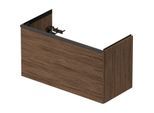 Duravit D-Neo Waschtisch-Unterschrank DE426902121 81 x 37,2, Nussbaum Dunkel, wandhängend, 1 Auszug
