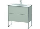 Duravit XSquare Waschtisch-Unterschrank XS445500707 81x59,2x38,8cm, 2 Auszüge, Betongrau matt