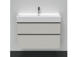 Duravit D-Neo Waschtisch-Unterschrank DE437400707 98,4 x 44,2 cm, Betongrau Matt, wandhängend, 1 Schubkasten, 1 Auszug