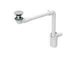 Geberit Waschbeckenablauf 152091211 Ø 32 mm, freier Auslauf und Ventilabdeckung, hochglanz-verchromt