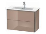 Duravit XSquare Waschtisch-Unterschrank XS416608686 81x56x38,8cm, 2 Schubkästen, cappuccino hochglanz