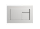 TECE TECEvelvet WC-Betätigungsplatte 9240734 für Zweimengentechnik, Grigio Efeso / Steingrau