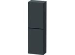 Duravit D-Neo Halbhochschrank DE1318L4949 40 x 24 cm, Graphit Matt, 1 Türe, links, 4 Glasfachböden