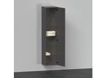 Duravit D-Neo Hochschrank DE1328R4949 40 x 36 cm, Graphit Matt, 1 Türe, rechts, 5 Glasfachböden