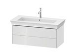 Duravit White Tulip Waschtisch-Unterschrank WT434208585 98,4 x 45,8 cm, Weiß Hochglanz, wandhängend, 2 Schubkästen