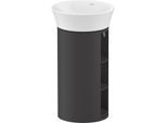 Duravit White Tulip Waschtisch-Unterschrank WT423905858 35 x 41 cm, Graphit Seidenmatt, stehend, 2 Holzfachböden