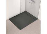 Ideal Standard Ultra Flat S i.life Rechteck-Brausewanne T5228FV 120 x 100 x 3,2 cm, Schiefer