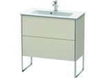 Duravit XSquare Waschtisch-Unterschrank XS445509191 81x59,2x38,8cm, 2 Auszüge, Taupe