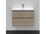Duravit D-Neo Waschtisch-Unterschrank DE436203535 81 x 46,2 cm, Eiche Terra, wandhängend, 1 Schubkasten, 1 Auszug