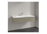 Villeroy und Boch Antao Waschtisch-Unterschrank L03100HK 118,8x25,6x49,3cm, mit Frontstruktur, stone grey matt lacquer, mit Beleuchtung