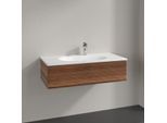 Villeroy und Boch Antao Waschtisch-Unterschrank K02100HM 98,8x25,6x49,3cm, mit Frontstruktur, warm walnut