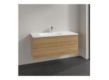 Villeroy und Boch Antao Waschtisch-Unterschrank L06100HN 118,8x50,4x49,3cm, mit Frontstruktur, honey oak