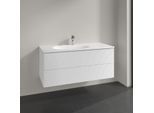 Villeroy und Boch Antao Waschtisch-Unterschrank K06100MT 118,8x50,4x49,3cm, mit Frontstruktur, white matt lacquer
