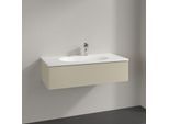 Villeroy und Boch Antao Waschtisch-Unterschrank K02000HJ 98,8x25,6x49,3cm, ohne Frontstruktur, silk grey matt lacquer