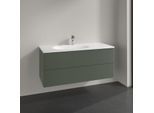 Villeroy und Boch Antao Waschtisch-Unterschrank K06000HL 118,8x50,4x49,3cm, ohne Frontstruktur, leaf green matt lacquer
