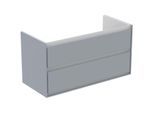 Ideal Standard Connect Air Waschtischunterschrank E0821EQ, hellgrau glänzend/weiss matt, 2 Auszüge