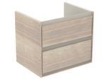 Ideal Standard Connect Air Waschtischunterschrank E0818UK, Pinie hell Dekor/braun matt, 2 Auszüge