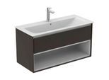 Ideal Standard Connect Air Waschtischunterschrank E0828VY, braun matt/weiss matt, 1 Auszug