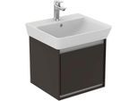 Ideal Standard Connect Air Waschtischunterschrank E0842VY, braun matt/weiss matt, 1 Auszug