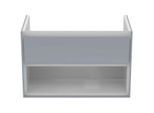 Ideal Standard Connect Air Waschtischunterschrank E0827EQ, Hellgrau glänzend/weiss matt, 1 Auszug