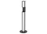 Keuco Plan Desinfektionsschaumspender 14956173137 silber-eloxiert/schwarzgrau, Standmodell, Batteriebetrieb