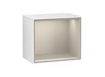Villeroy und Boch Finion Regalmodul FD10HHGF 41,8x35,6x27cm, Regal Sand Matt, Glossy white lacquer