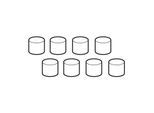 Geberit Set Dämpfkappen für 242207001 Fertigbauset befliesbar und individuell