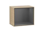 Villeroy und Boch Finion Regalmodul FD10GKPC 41,8x35,6x27cm, Regal Antracite Matt, Oak Veneer