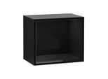 Villeroy und Boch Finion Regalmodul FD10PHPH 41,8x35,6x27cm, Regal Glossy Black, Glossy Black Lacquer