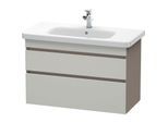 Duravit DuraStyle Waschtisch-Unterschrank DS648200743 93 x 44,8 cm, betongrau/basalt matt, 2 Schubkästen, wandhängend