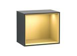 Villeroy und Boch Finion Regalmodul FD10HFHG 41,8x35,6x27cm, Regal Gold Matt, Midnight Blue Matt Lacquer