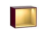 Villeroy und Boch Finion Regalmodul FD10HFHB 41,8x35,6x27cm, Regal Gold Matt, Peony Matt