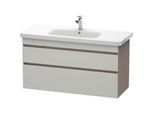 Duravit DuraStyle Waschtisch-Unterschrank DS649500743 113 x 44,8 cm, betongrau/basalt matt, 2 Schubkästen, wandhängend
