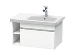 Duravit DuraStyle Waschtischunterbau DS639301818 Weiß Matt, 73x44,8x39,8cm, Becken rechts, 1 Auszug
