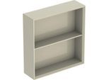 Geberit iCon Regal 502323JL1 45x46,7x13,2cm, quadratisch, sand grau/lackiert hochglänzend