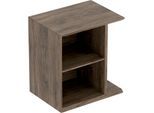 Geberit iCon Seitenelemet 502325JR1 37x40x27,3cm, für Handwaschbecken, nussbaum/Melamin Struktur
