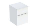 Geberit iCon Seitenschrank 502315011 45x60x47,6cm, 2 Schubladen, weiß/lackiert hochglänzend