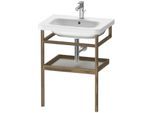 Duravit DuraStyle Handtuchhalter DS988100777 59 x 44 cm, betongrau matt/amerikanisch Nussbaum, mit Ablage