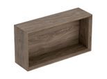 Geberit iCon Wandbox 502322JR1 45x23,3x13,2cm, rechteckig, nussbaum/Melamin Struktur