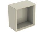Geberit iCon Wandbox 502321JL1 22,5x23,3x13,2cm, quadratisch, sand grau/lackiert hochglänzend