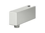 KEUCO Universal Schlauchanschluss 59993210000 mit Halter für Gussschlauch, edelstahl-finish