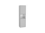 Villeroy und Boch Finion Hochschrank F460GJGJ 41,8x151,6x27cm, links, Regal Grey Matt Lacquer, Light grey matt