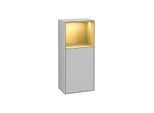 Villeroy und Boch Finion Seitenschrank G510HFGJ 41,8x93,6cm, rechts, Emotion, Regal oben Gold matt, Light grey matt