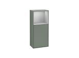 Villeroy und Boch Finion Seitenschrank G510GJGM 41,8x93,6cm, rechts, Emotion, Regal oben Light Grey Matt, Olive Matt Lacquer